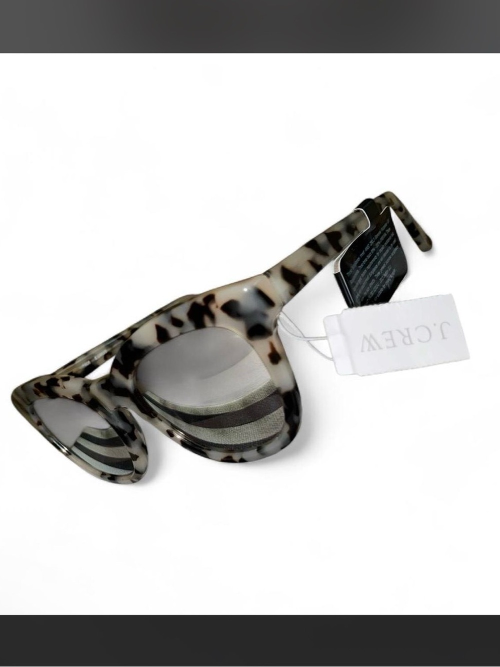 J.Crew Cabana Oversized Sunglasses in Beige Tortoiseshell